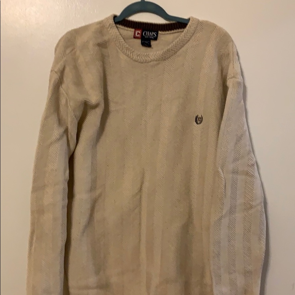 Cream Chaps Sweater Size XL